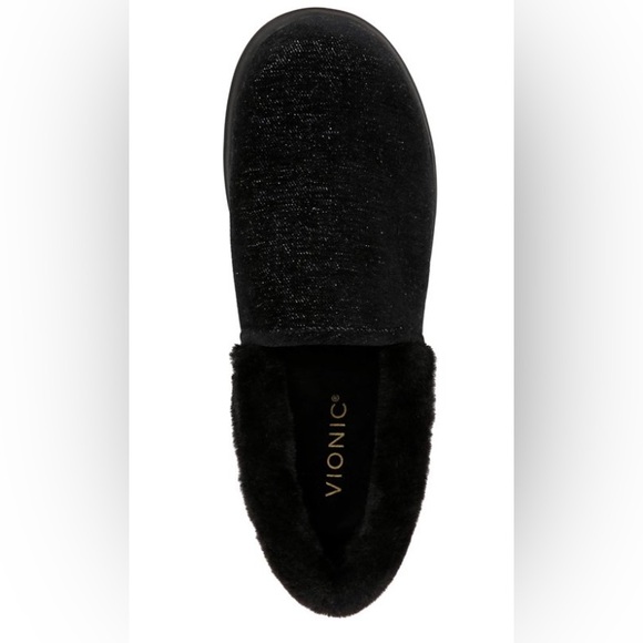 NWB-VIONIC Black Slippers Size: 8 - Picture 2 of 3